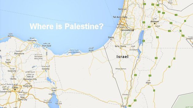 Negara palestin peta Peta Negara