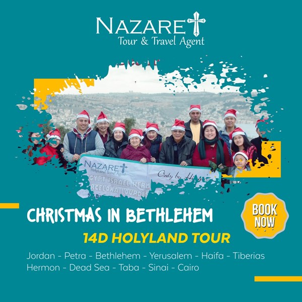 TOUR HOLYLAND NATAL DESEMBER