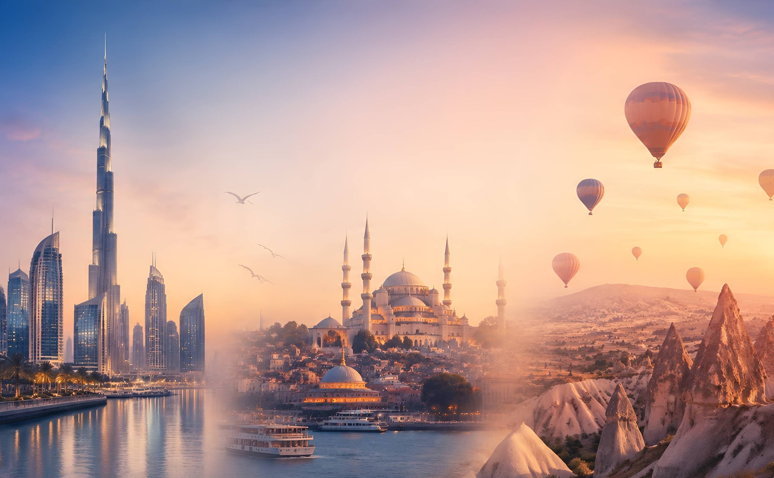 Paket Tour Turki Dubai + Cappadocia